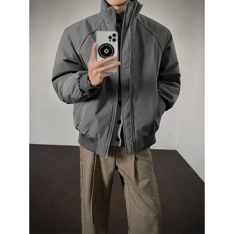 cleanfit美式三防飞行员夹克短款棉衣男秋冬季螺纹棉服棒球服外套