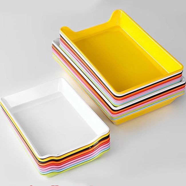 塑料串串展示盘托盘创意火锅串串香装菜盘烧烤专用盘子商用炸串盘