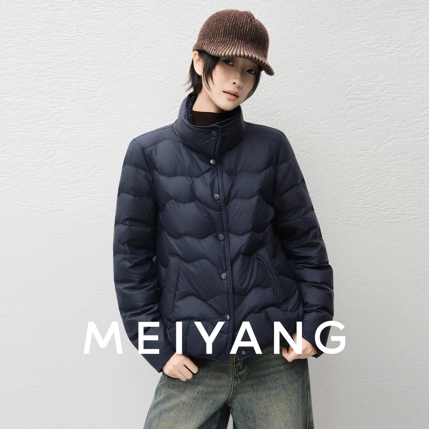 A美洋MEIYANG 速暖鹅绒服 50+防泼水钻绒云感尼龙口碑羽绒服-周二