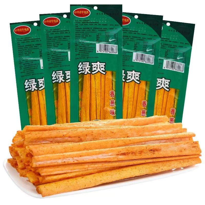 千味源绿爽辣条8090后儿时怀旧童年辣皮宿舍麻辣解馋小零食