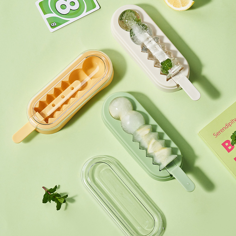 创意糖葫芦冰格模具家用冰棒冰棍冰淇淋雪糕模具食品级硅胶制冰盒
