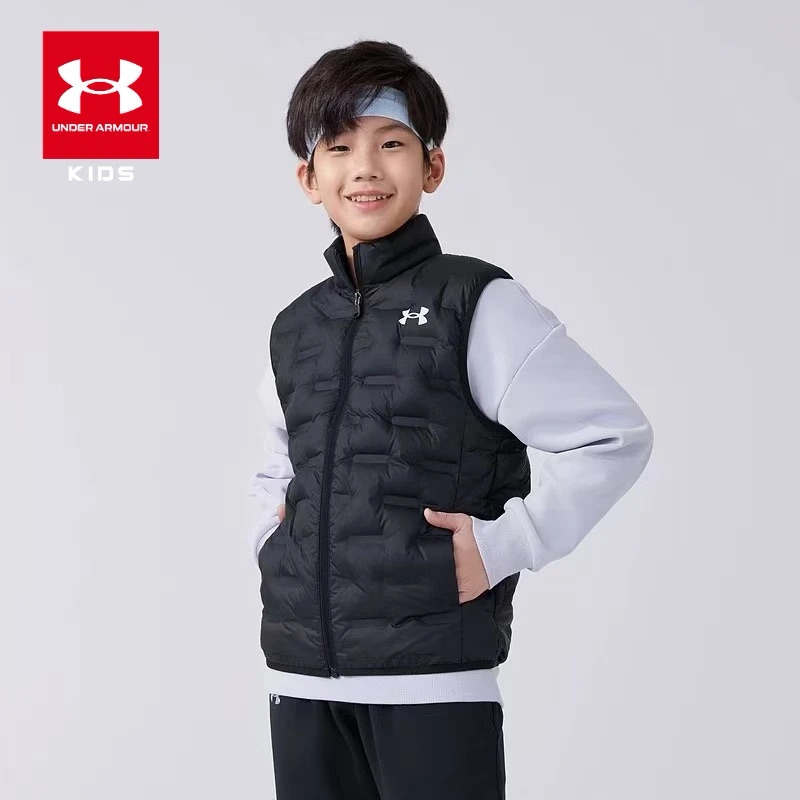 Under Armour/安德玛（校服内搭神器）马甲防风羽绒儿童女孩外穿12