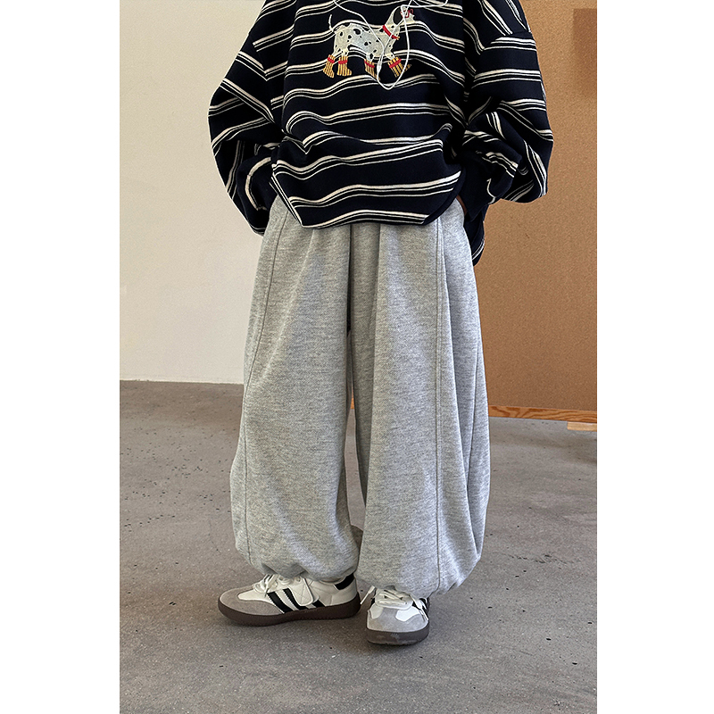 【现货】男童休闲裤春秋装2025新款中大童裤子韩版潮儿童运动长裤