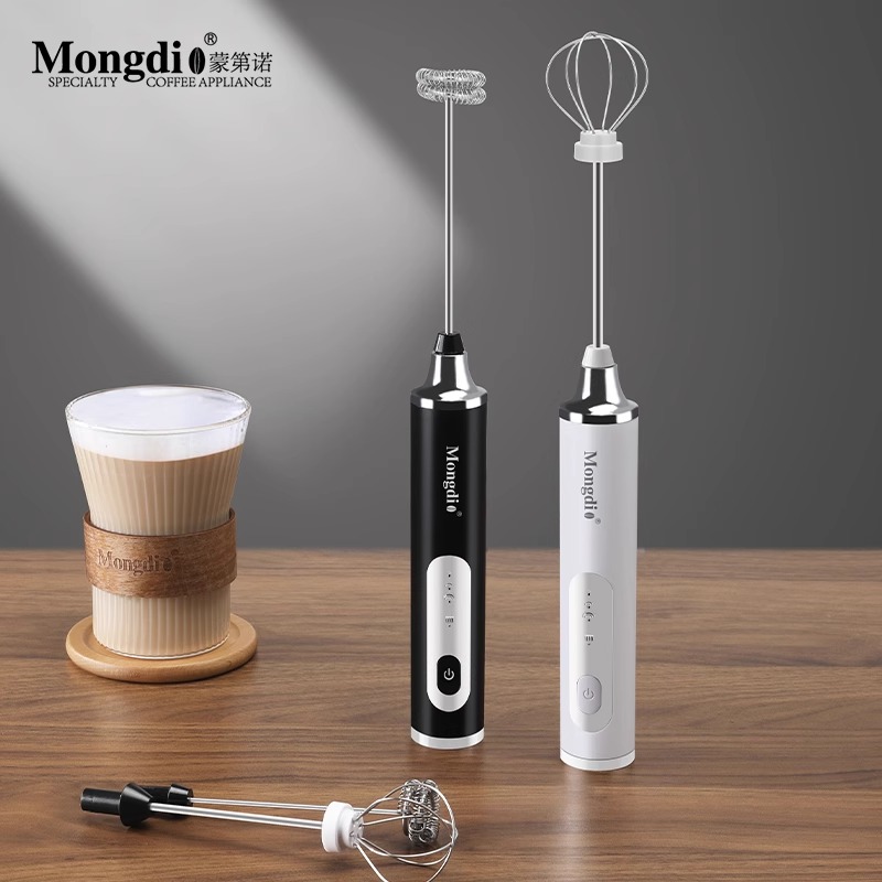 Mongdio奶泡打发器打奶泡器手持电动奶泡机咖啡打泡器牛奶搅拌棒
