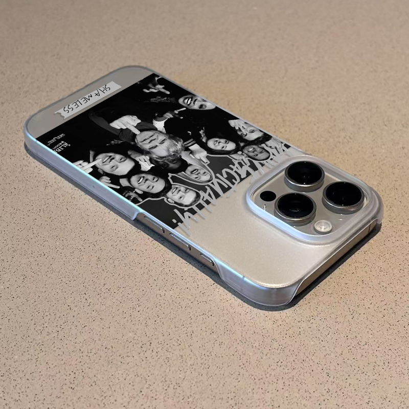个性无耻之徒半包PC适用iPhone16pro手机壳华为P70oppo小米15vivo