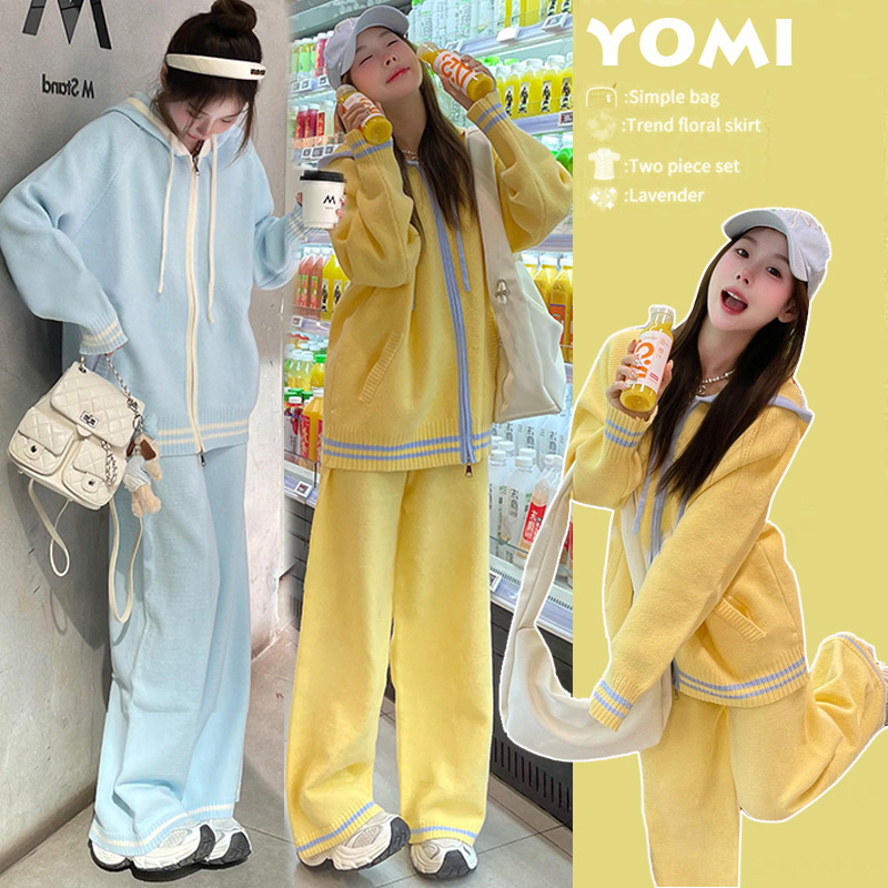 孕期穿搭2025新款秋季外出孕妇装休闲运动套装秋款时尚洋气两件套