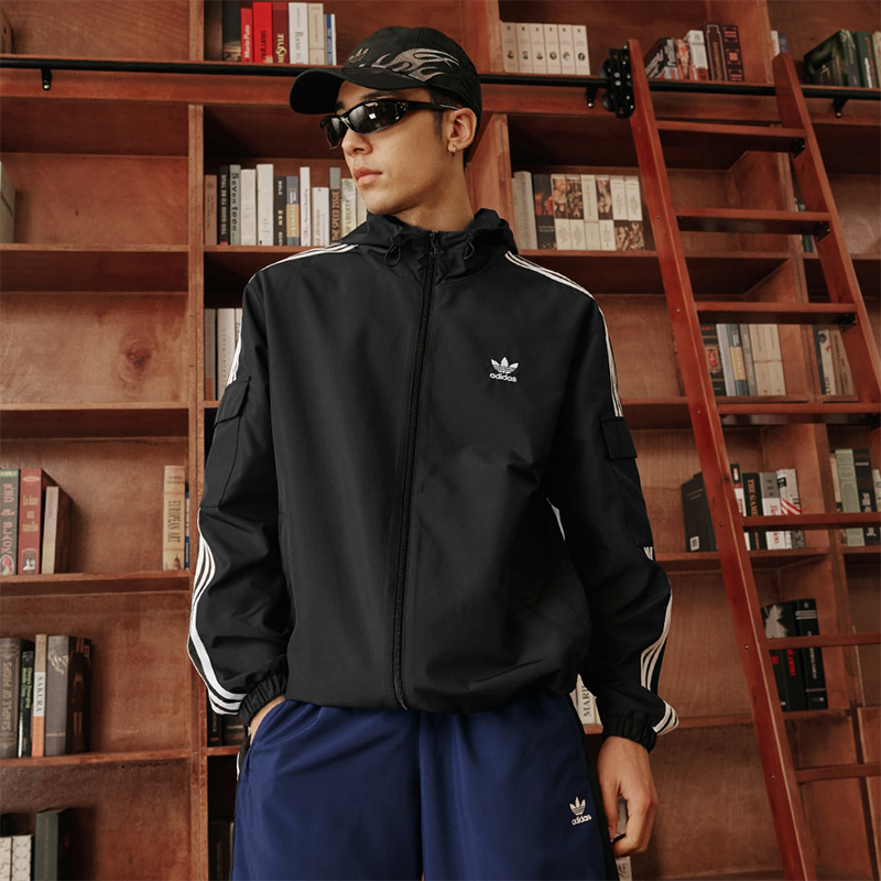 阿迪达斯VR STAG JKT U男女运动夹克外套 KB1945