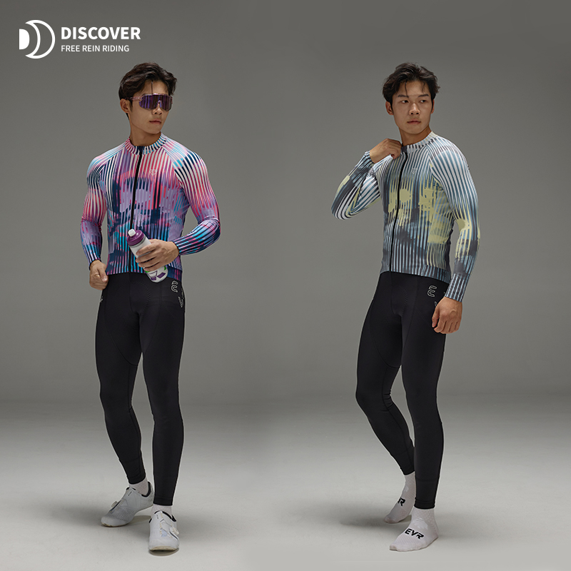 《福利款无赠品》EVR-秋冬骑行服男款薄绒保暖山地自行车上衣服单车