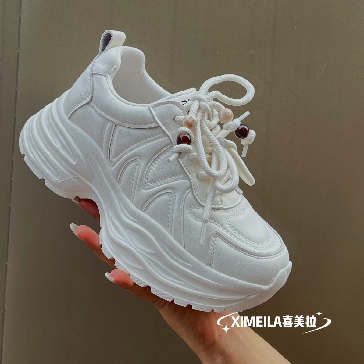 ［喜美拉］ins老爹鞋上新啦！简约大气上档次，暴走不累脚，舒服到暴！