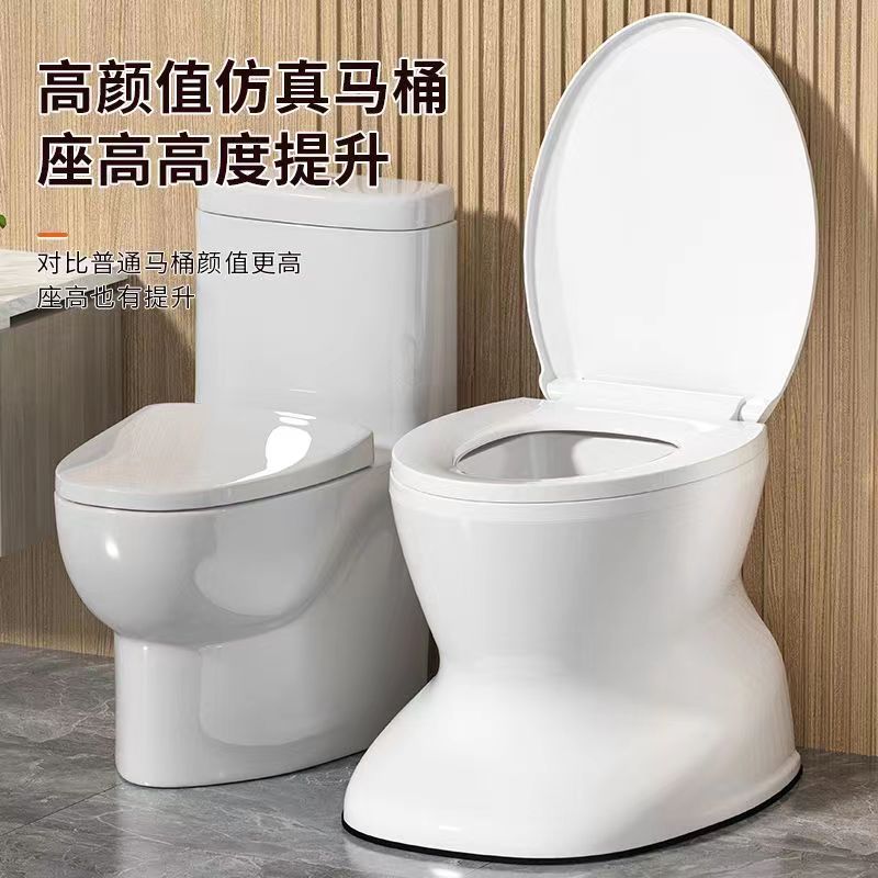 便携式坐便器老人移动马桶孕妇防臭坐便椅老年人家用产妇便盆尿桶
