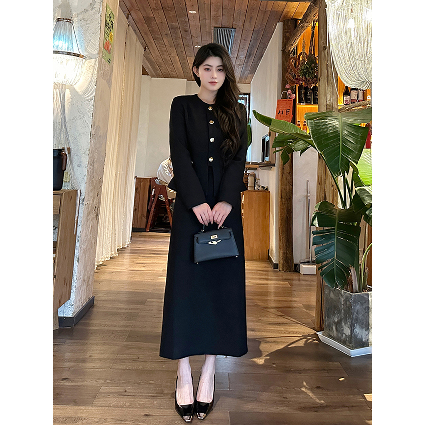 今年流行爆款小香风气质套装裙秋季新款高级感外套半身裙两件套女