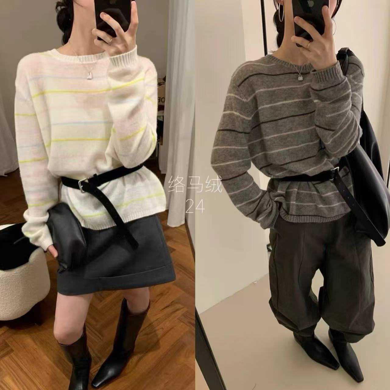 羊毛秋冬针织长袖时尚女款大朗毛衣女款爆款2025新款毛衣休闲