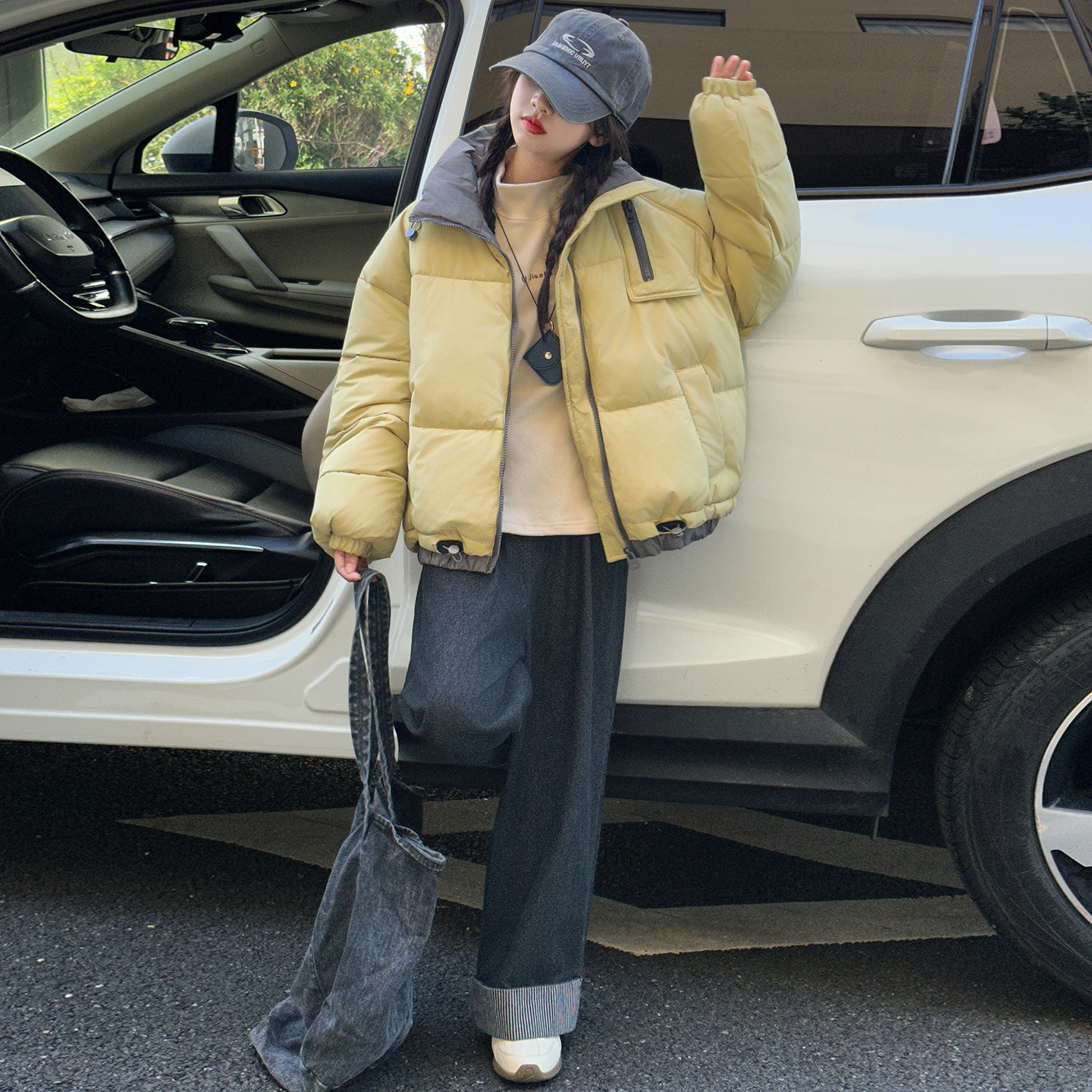 女童棉衣冬季2025新款儿童超好看加厚外套大童女孩冬装加厚面包服