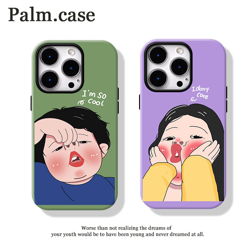 菲林二合一适用华为/oppo/vivo/小米/一加/苹果16手机壳搞怪情侣