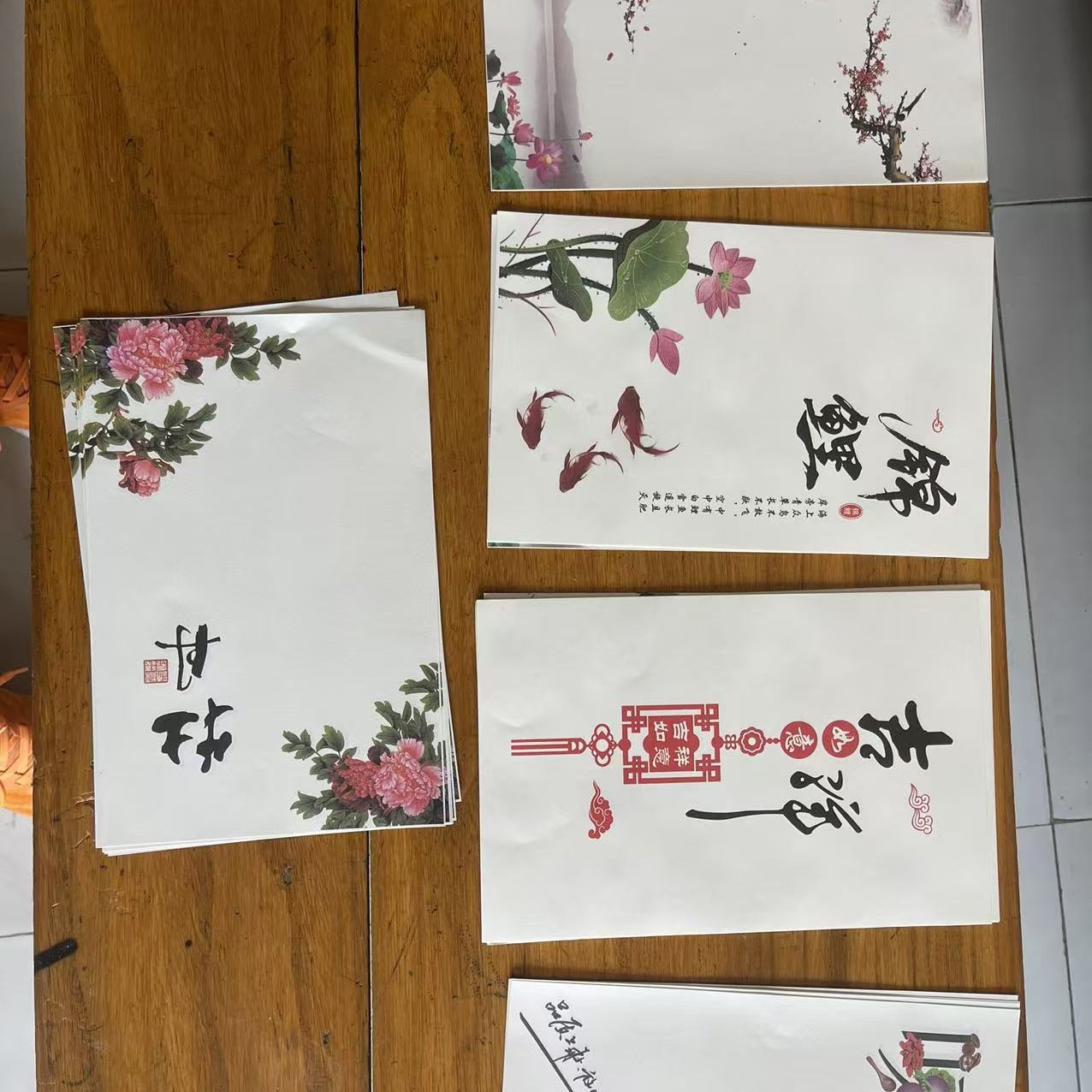 多款油纸袋餐盘意境菜垫纸酒店纸袋子烘焙用纸国风