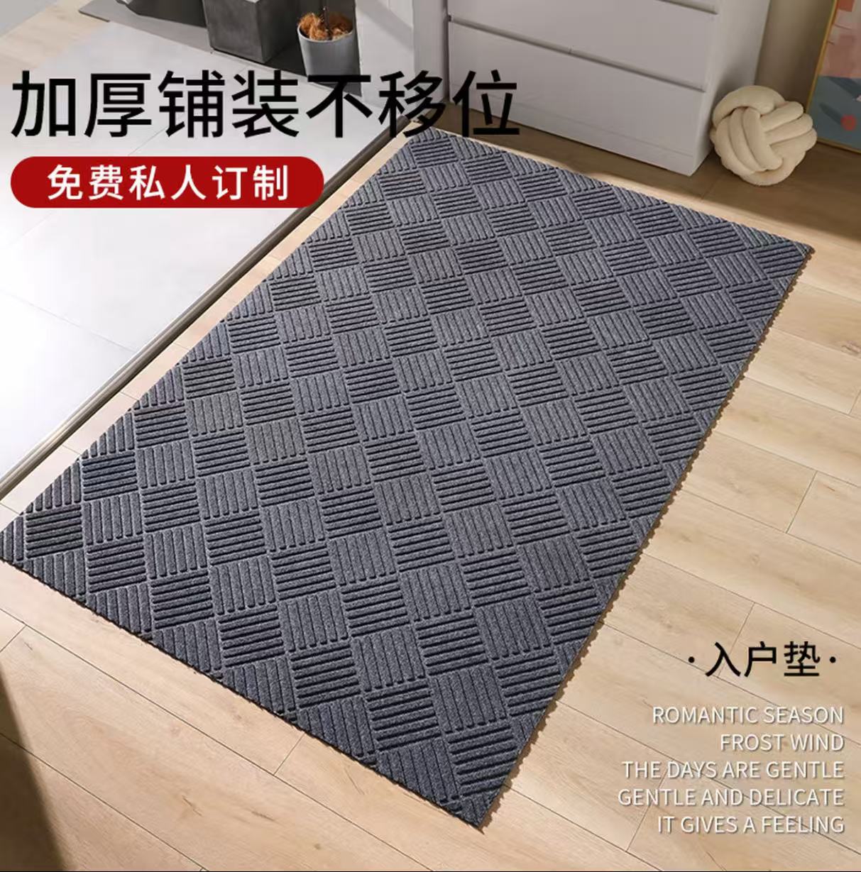 进门家用入户门垫门口脚垫地垫耐脏防滑垫进户门外入门地毯可裁剪