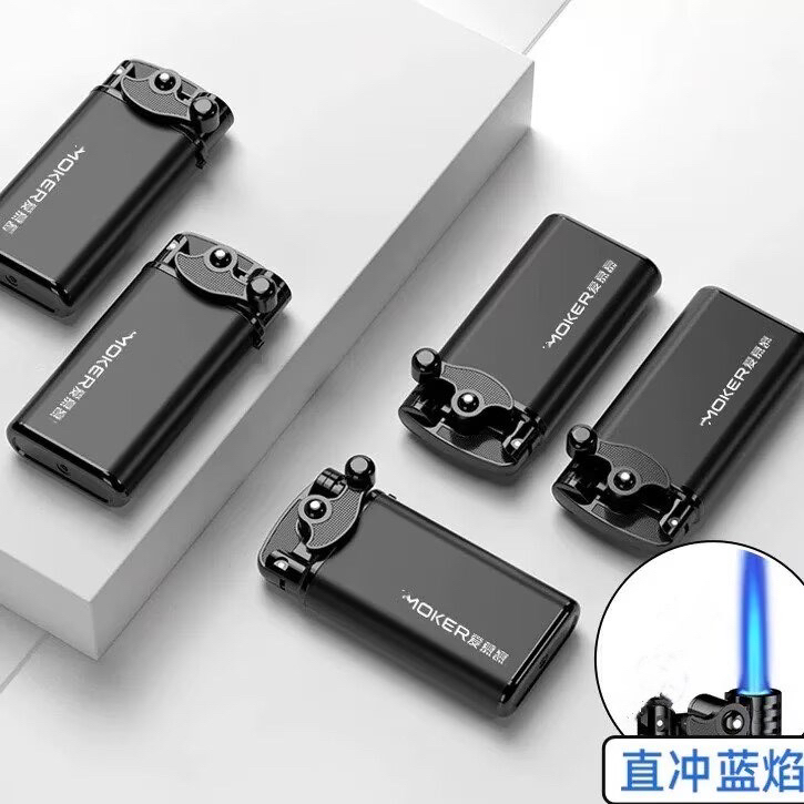 新款黑武士摇臂金属防风打火机创意炫酷高颜值nfc摇臂打火机刻字-