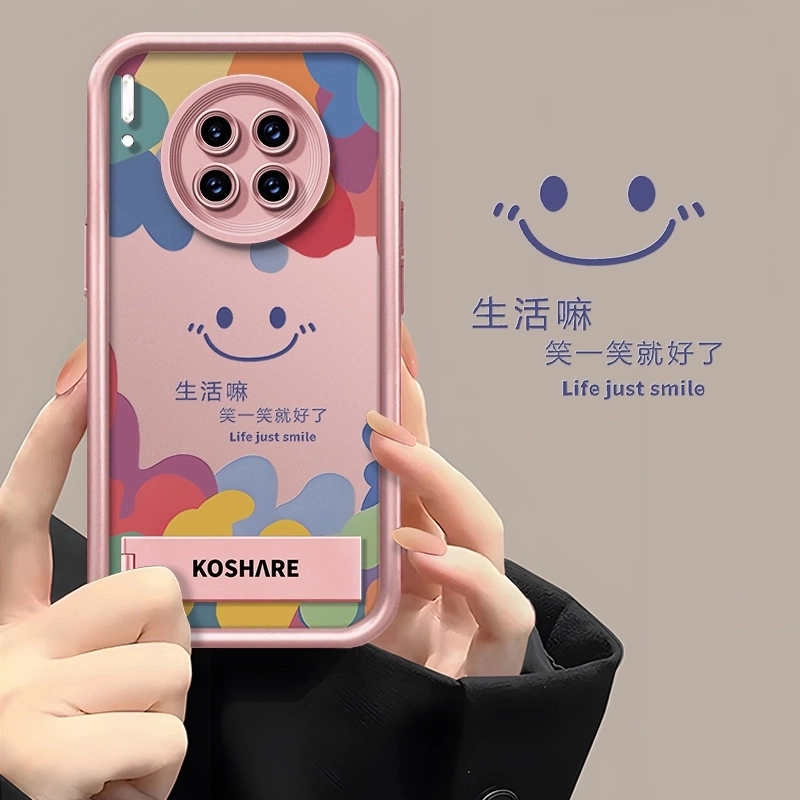 适用于华为Mate30/E创意多巴胺笑脸笑一笑全包防摔天眼软壳