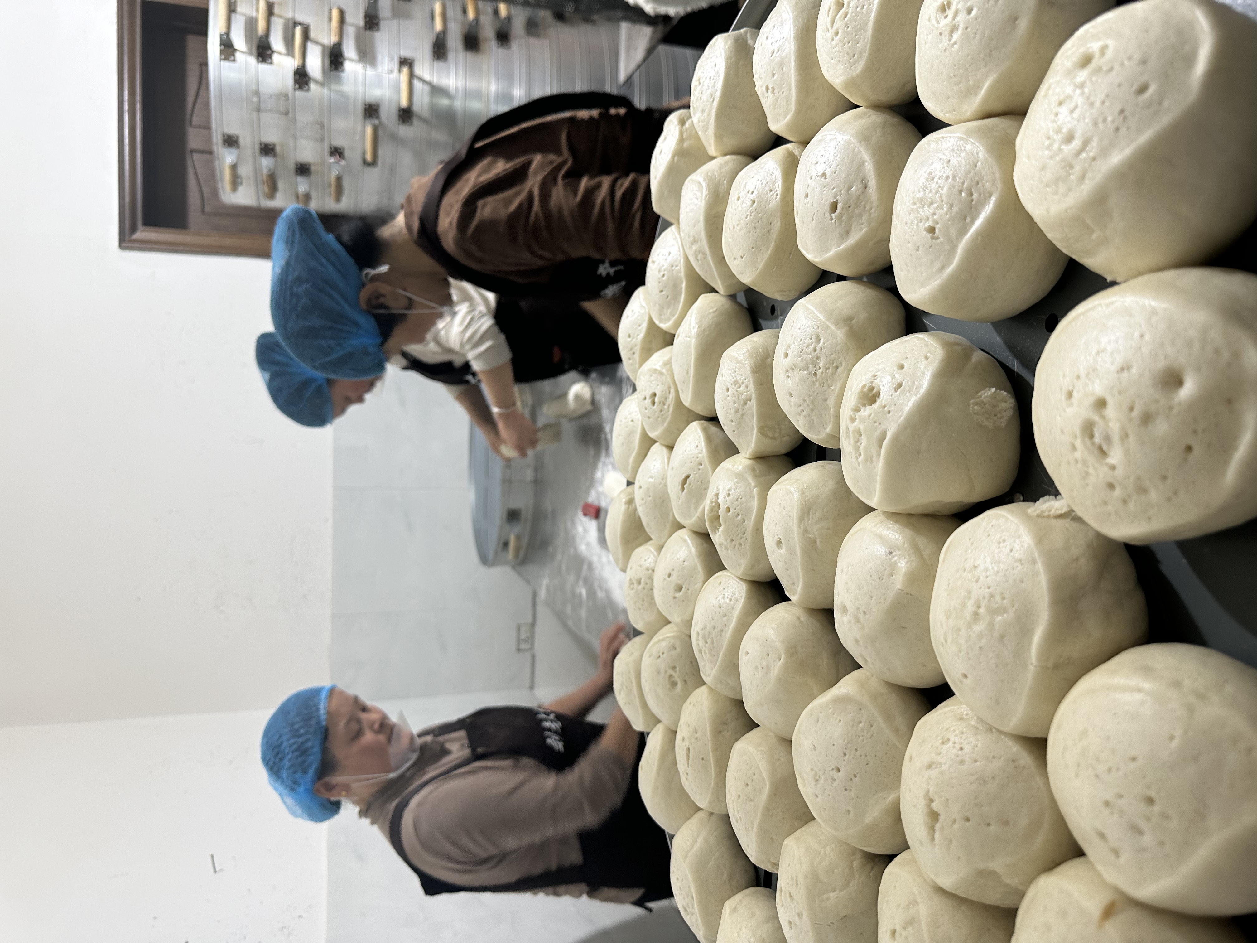 陕西传统手工碱香馒头老面发酵早餐