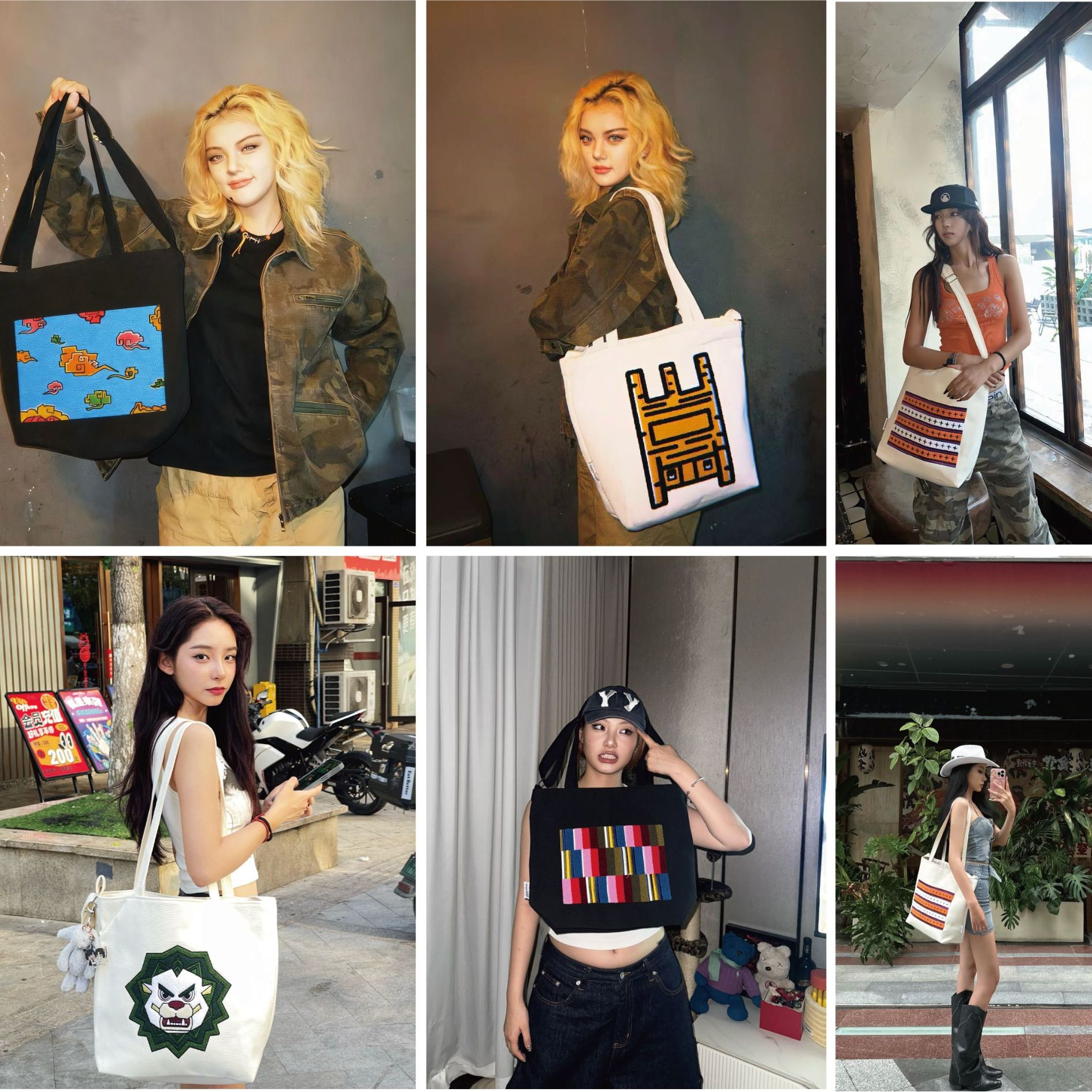 岗千博Gangschenpo 五款[藏毯系列]帆布包