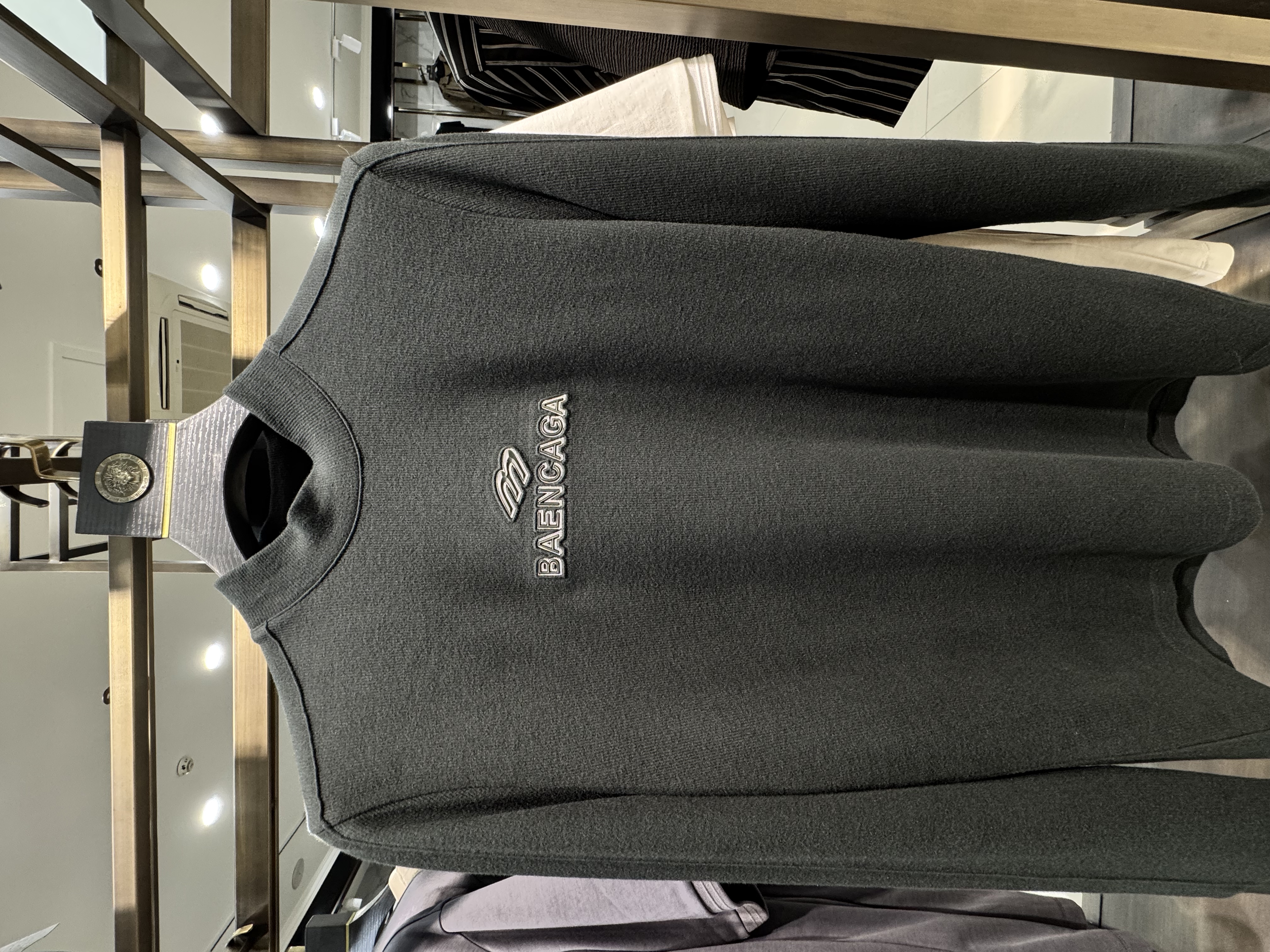 韩派2025新品意大利奢品山羊绒莫代尔男士打底衫简约高级百搭