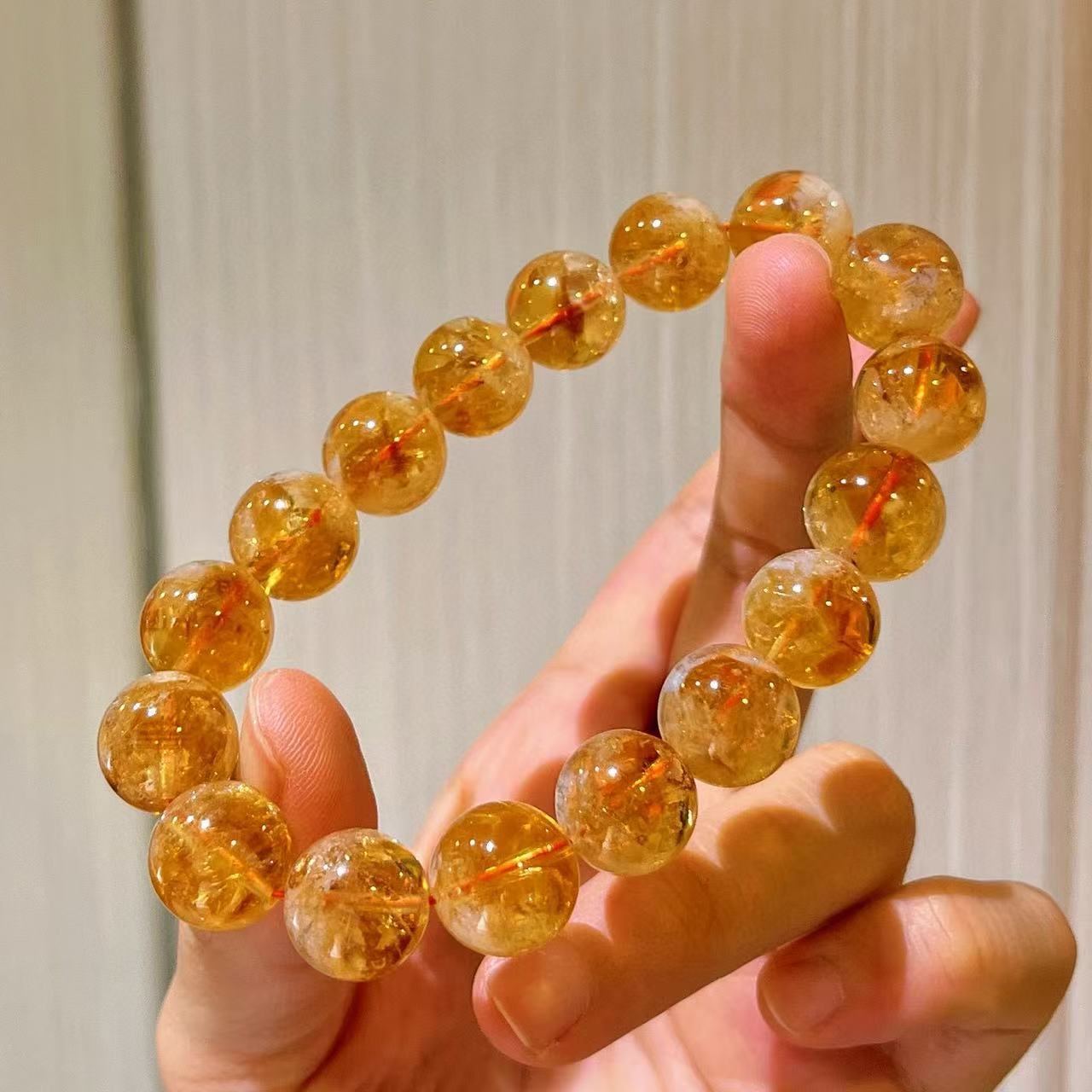 12-13mm大颗粒高品质天然黄紫色夜宴宝石