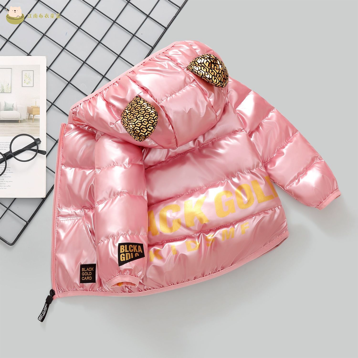 巴拉巴拉【羽绒服】2025秋冬季儿童黑金免洗男童女童修身袄中小童加