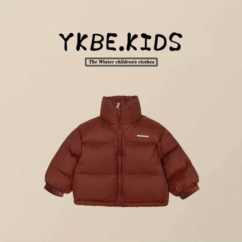 2025新款韩版立领男女宝同款童装洋气棉衣保暖外套DR