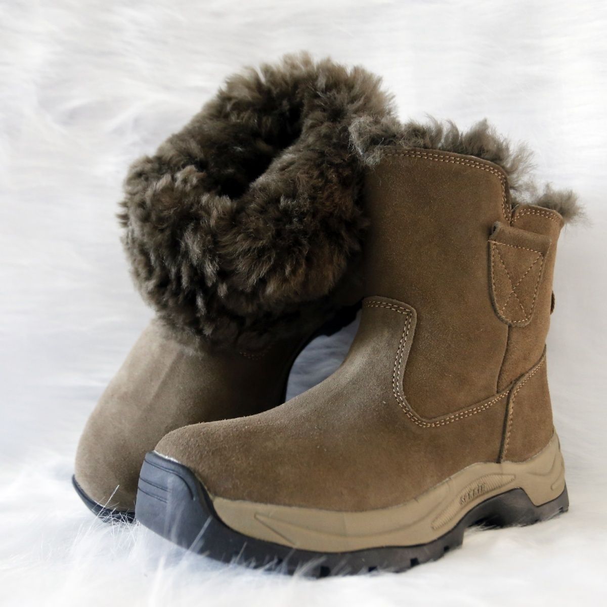 冬季雪地靴男真皮加厚保暖防滑东北大头棉鞋防寒靴