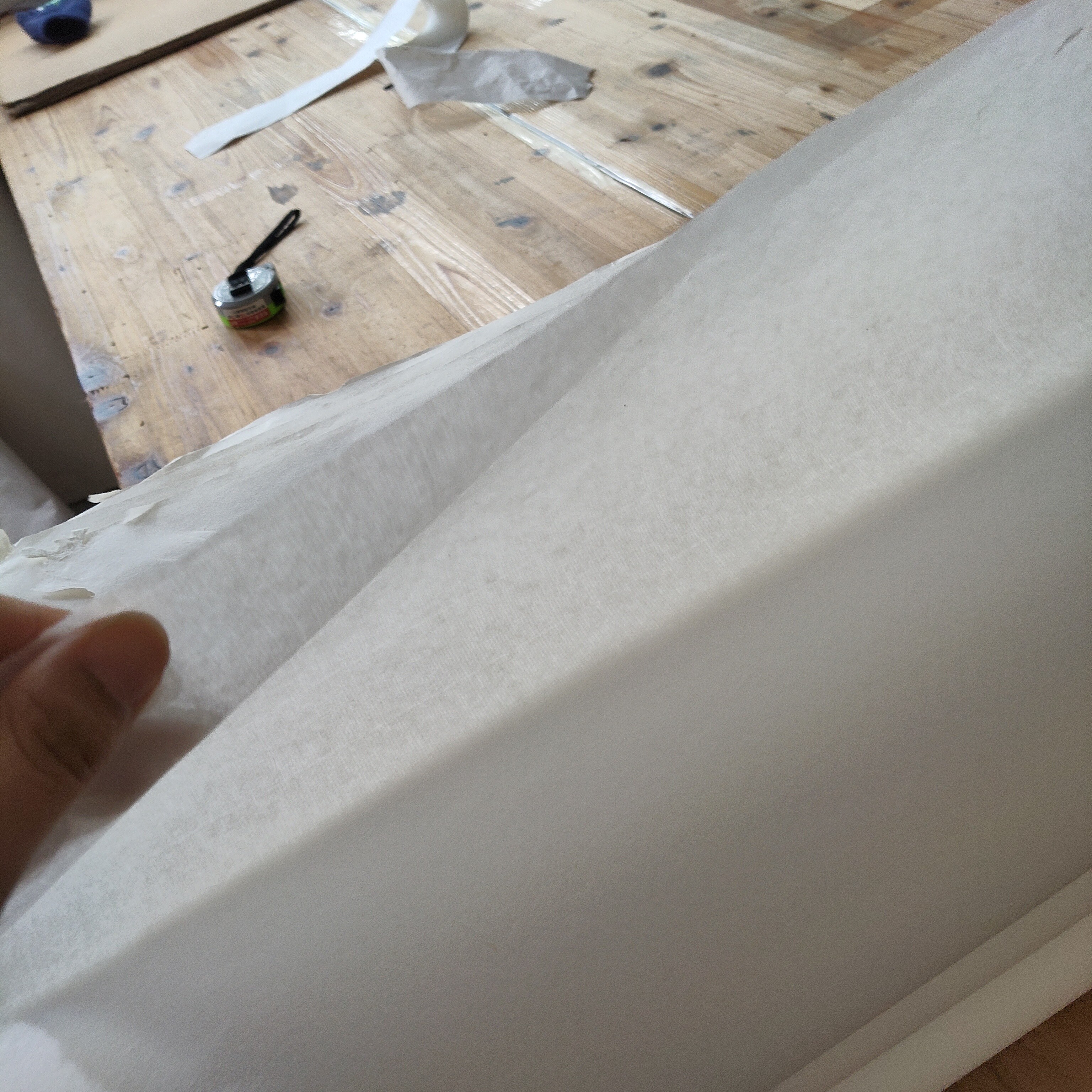 纯手工八尺生宣边角料40✖️240厘米左右50张