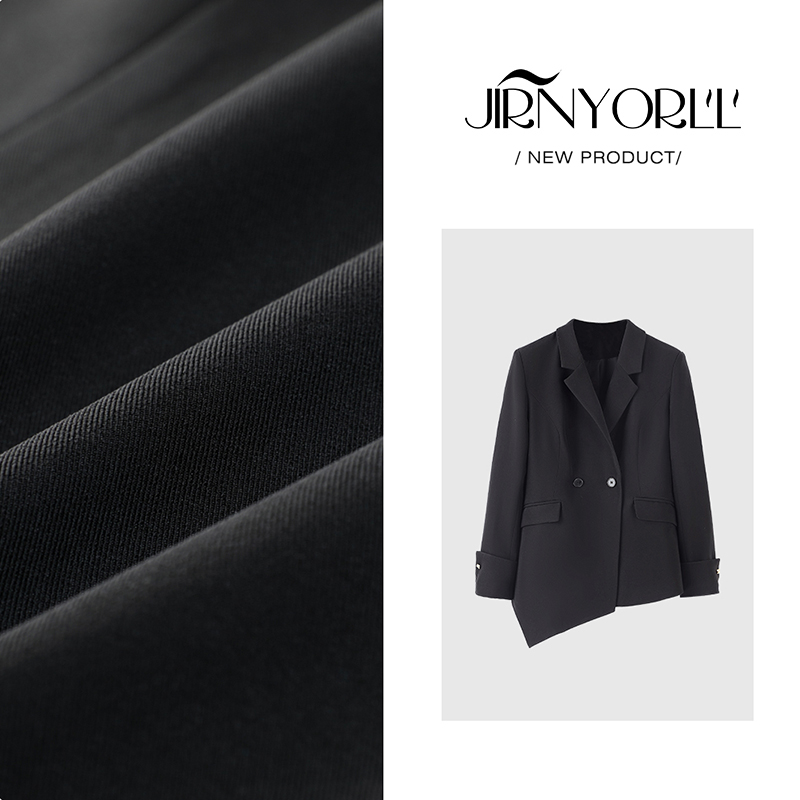 （现现款）花菜微胖定制~【御姐出街】气质高级时尚设计感西装外套