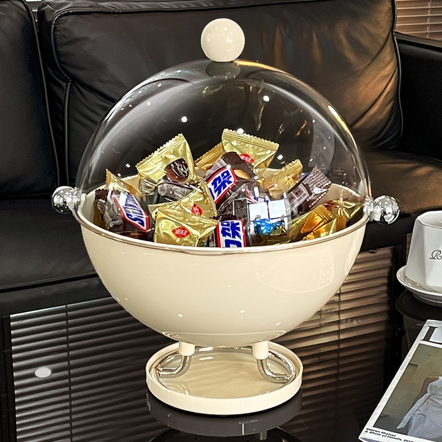 糖果罐客厅家用零食摆放盘咖啡胶囊收纳盒茶几精致高颜值沥水果盘
