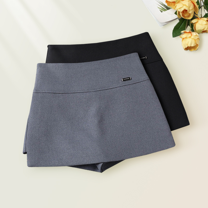 侧开叉高级感西装半身裙子女款爆款2025新款时尚短裙裤百搭裤裙子