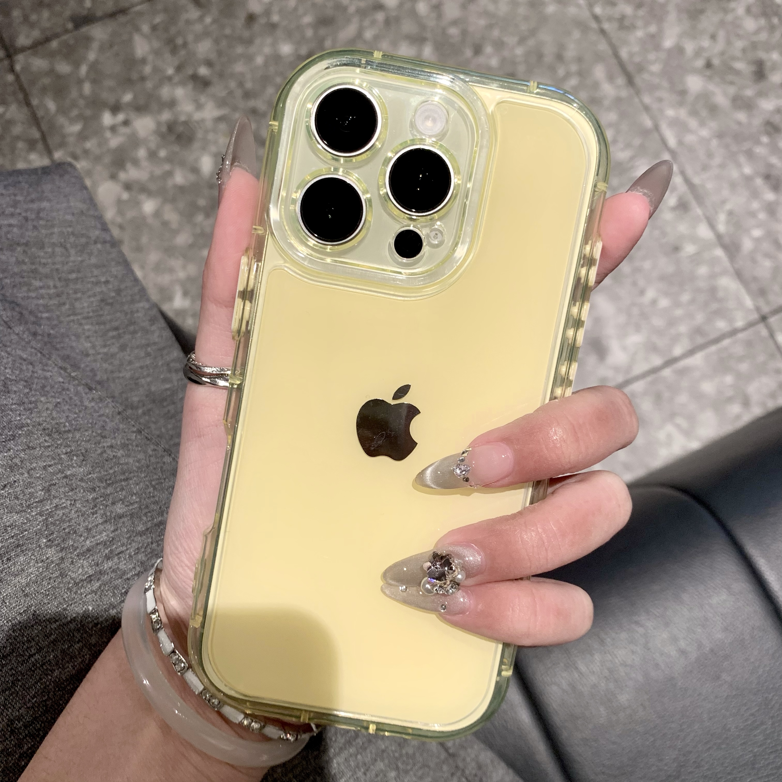 ins多巴胺简约糖果配色适用苹果16手机壳iPhone15pm高颜值17个性