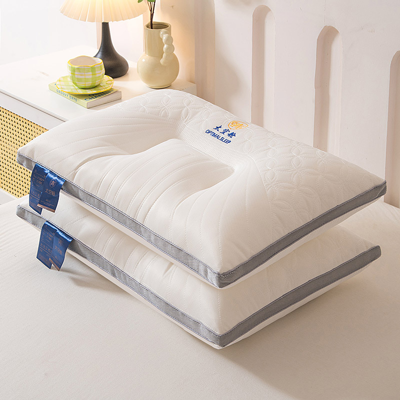 太空舱乳胶枕头酒店成人家用护颈椎助睡眠整头单人宿舍学生枕芯