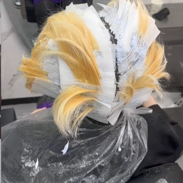 漂发隔热纸丝绒隔离纸时尚染发隔离纸挑染纸美发漂发隔离画染工具