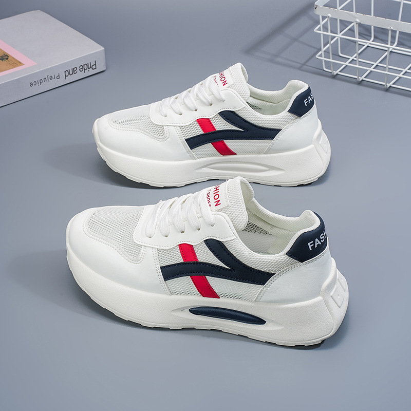 网面阿甘鞋女鞋子夏季透气2025薄款网鞋老爹鞋软底百搭休闲运动鞋