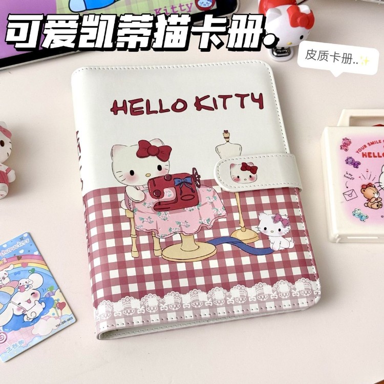 可爱凯蒂猫a5追星小卡收纳册高颜值拍立得相册小众活页收纳本Q