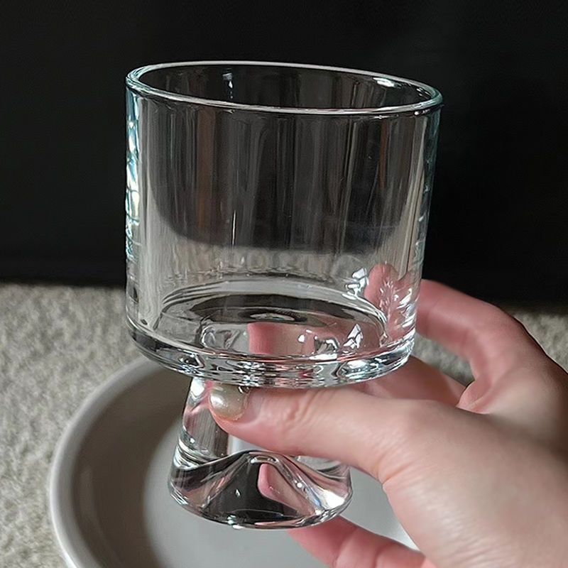 女士专用高颜值啤酒杯水果杯极简风ins风款玻璃杯