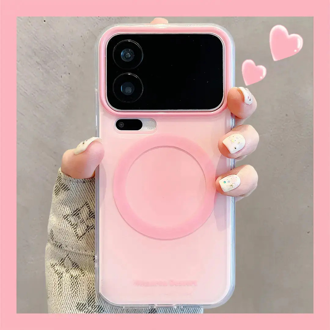 适用小米17promax手机壳简约小清新Mate70马卡龙晕染iPhone17磁吸