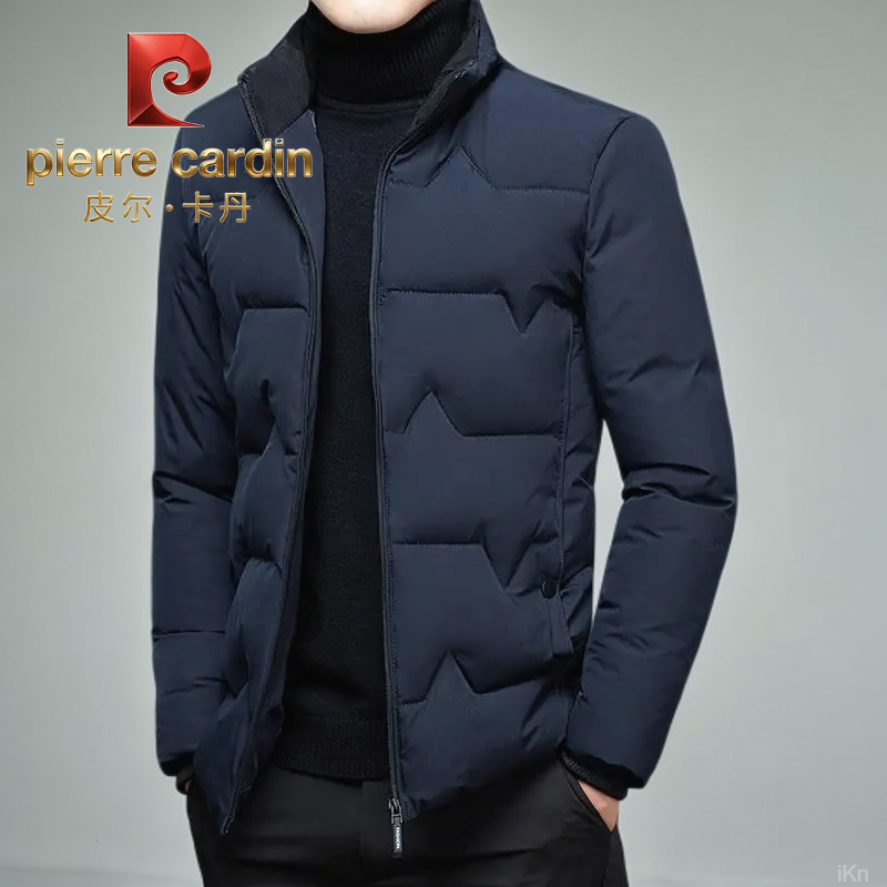 皮尔卡丹冬季加厚保暖高档男棉袄士棉服外套立领防风新款防冻棉衣