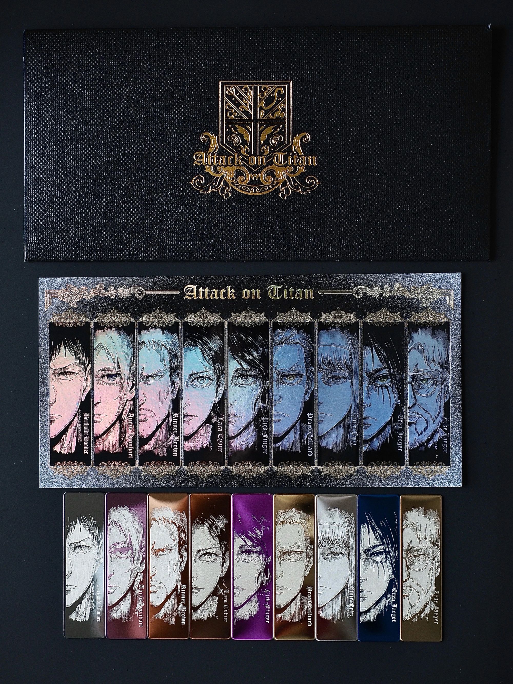 进击的巨人同人二创九大巨人镜面吧唧套组