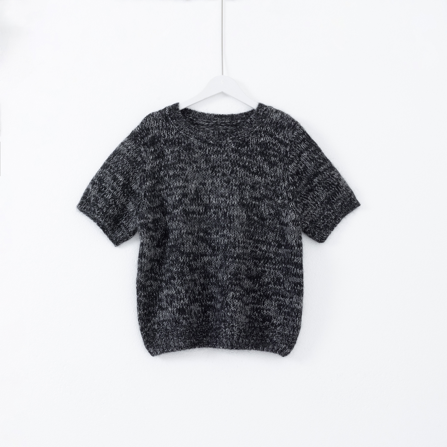 几里与麻 圆领杂色针织短袖 衣长55胸围100 2091345