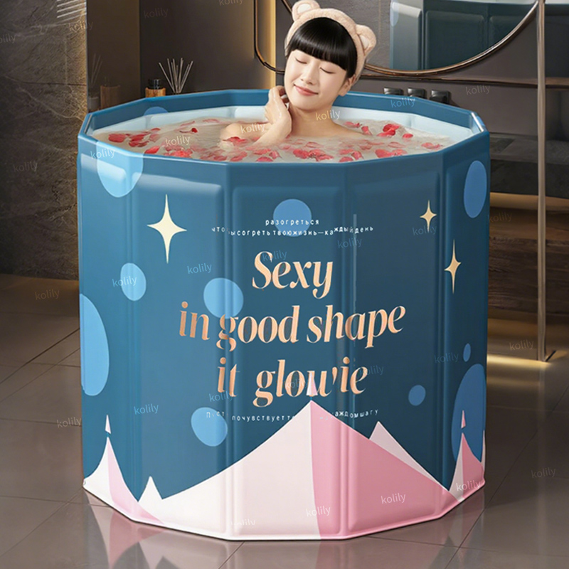 泡澡桶成人可折叠沐浴桶沐浴盆家用家庭加大保温自动浴桶