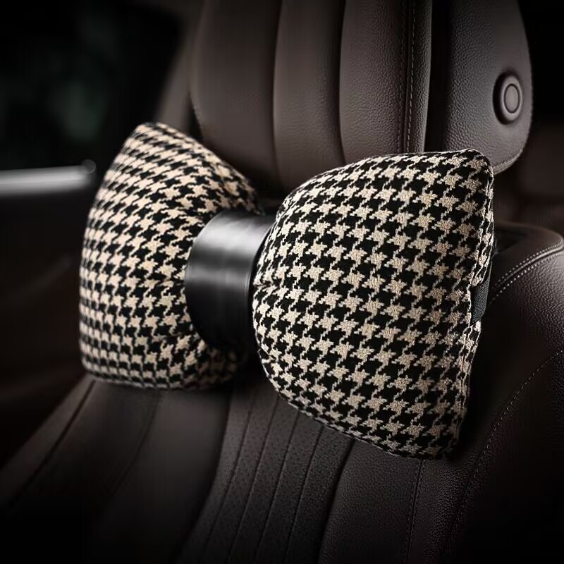 高级感典雅汽车头枕女神款车载护颈枕轻奢风车内装饰内饰用品大全