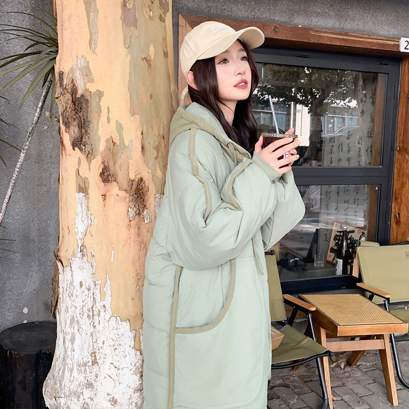 oversize面包服羽绒棉衣棉服女冬季外套中长款厚棉袄2025年新款潮
