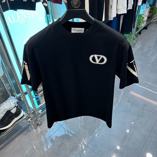 PRLUO VALENTIN新品25秋冬男士加厚短袖T恤