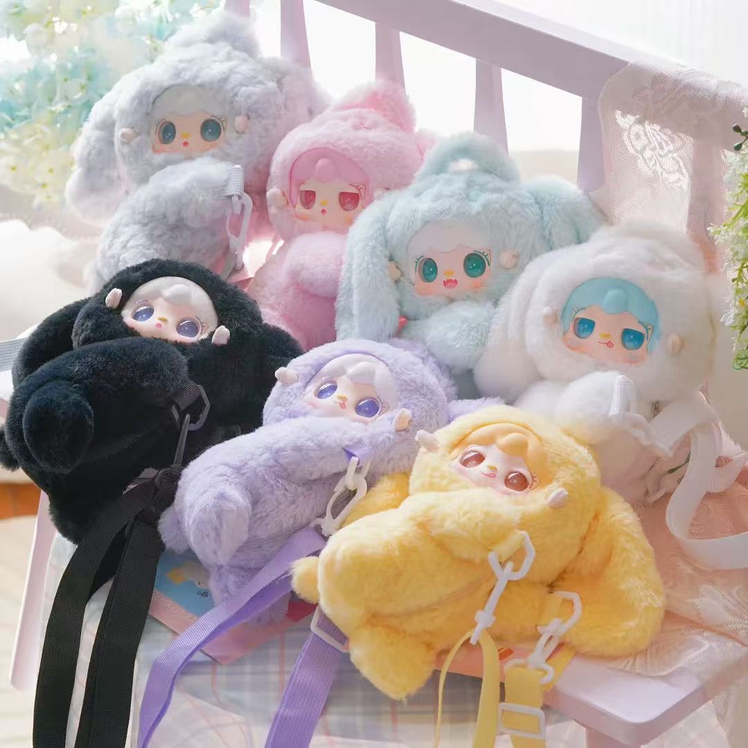 氧氧yooki八代兔兔零钱包陪伴你盲盒毛绒玩偶公仔