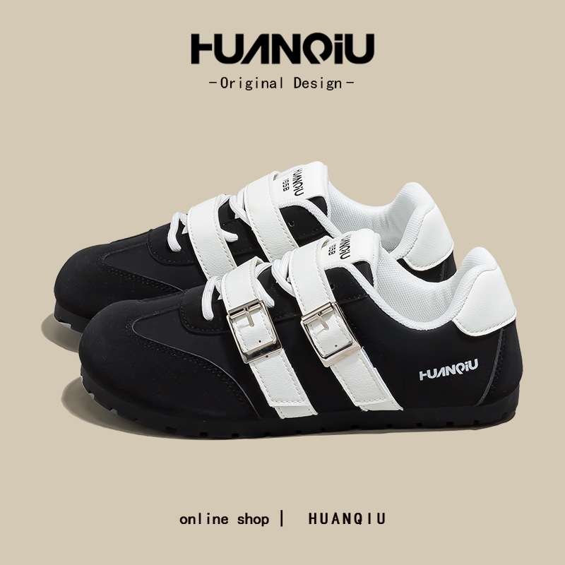 环球轻便德训鞋女2025新款爆款校园高颜值小众百搭学生板鞋HC295