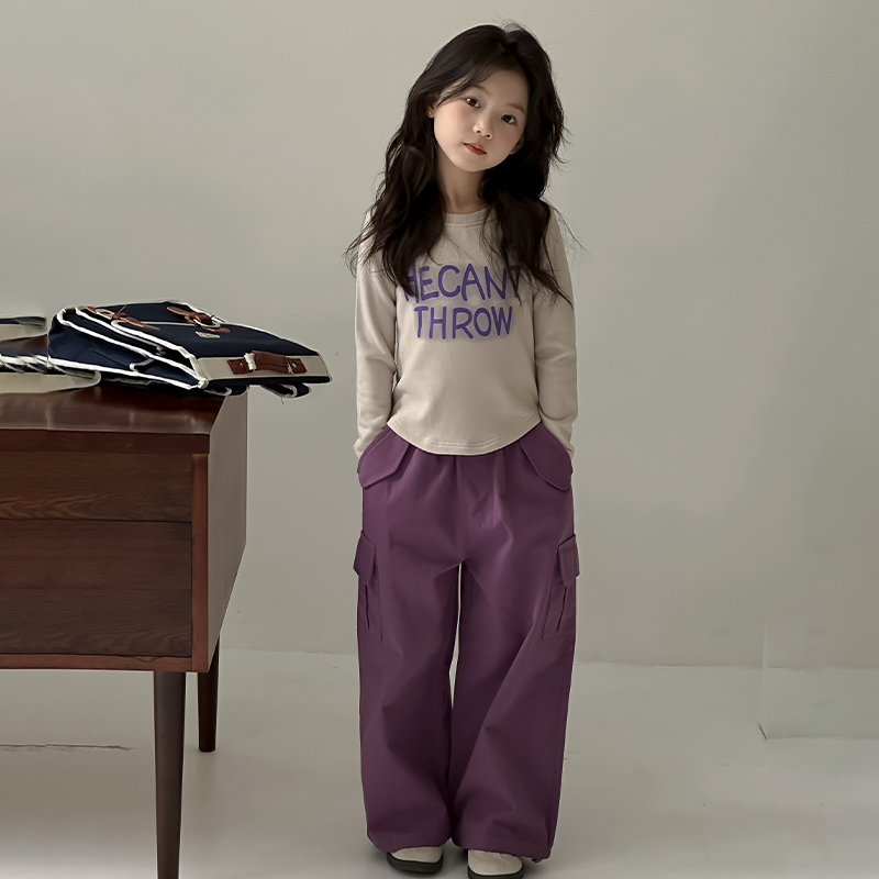 女童秋装套装2025新款儿童洋气长袖大童女孩春秋款休闲运动两件套